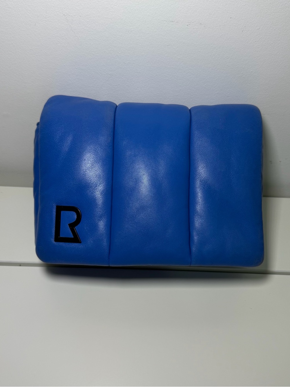 Rudsak 100% leather vibrant blue padded leather crossbody bag